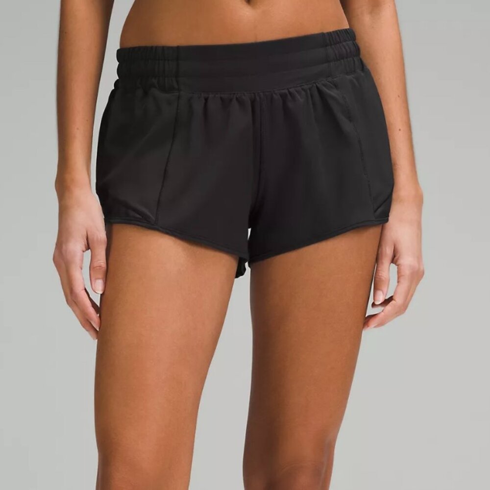 Hotty Hot Low-Rise Lined Short 2.5" Black